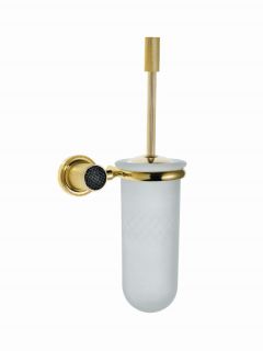 Ёршик для унитаза Boheme Royal Cristal 10933-G-B золото/чёрный